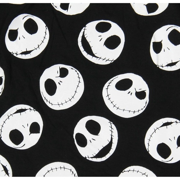Disney Nightmare‎ Before Christmas Jack The Skeleton Pajama Shorts Size medium - Picture 3 of 9